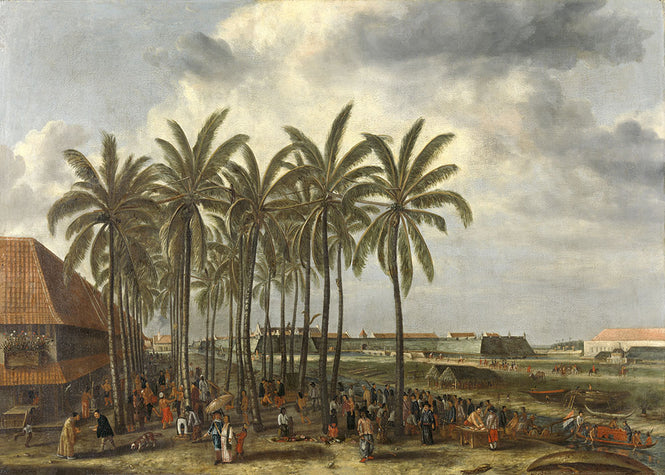 NLXL RIJKSMUSEUM WALLPAPER PRESENTED BY PIET HEIN EEK CASTLE OF BATAVIA RKS-04 (Full size)