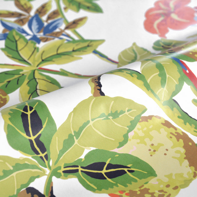 はがせる シール 壁紙 NU WALLPAPER / Bloom Shantung Garden Scalamandre / SCS3840