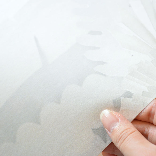 NLXL MONOCHROME WALLPAPER PAPER FLOWERS WALLPAPER BY STUDIO BOOT STB-02