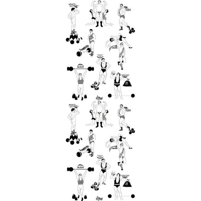 Dupenny Strongman / Black and White