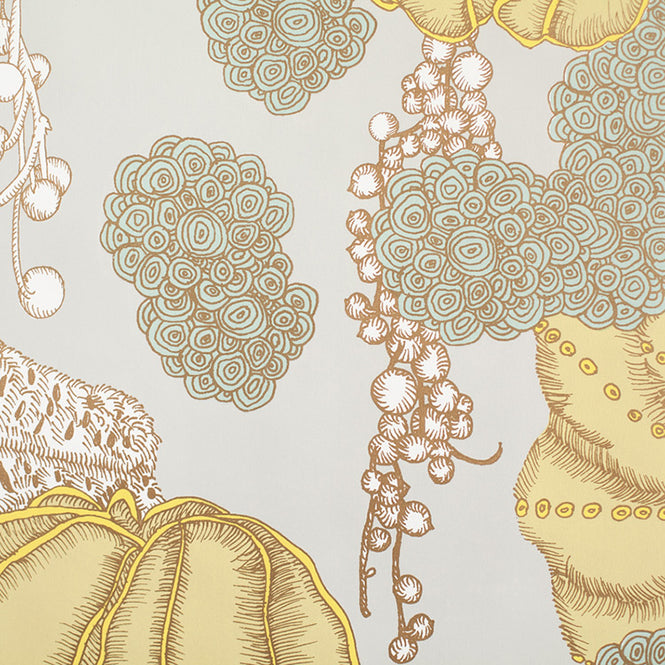 輸入壁紙 Makelike / Succulent Wallpaper Yellow