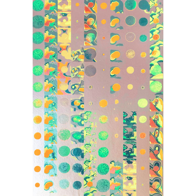 Flavor Paper / PERMANENT SUNSET / Miami Nice on Mylar - Chrome (triple roll)