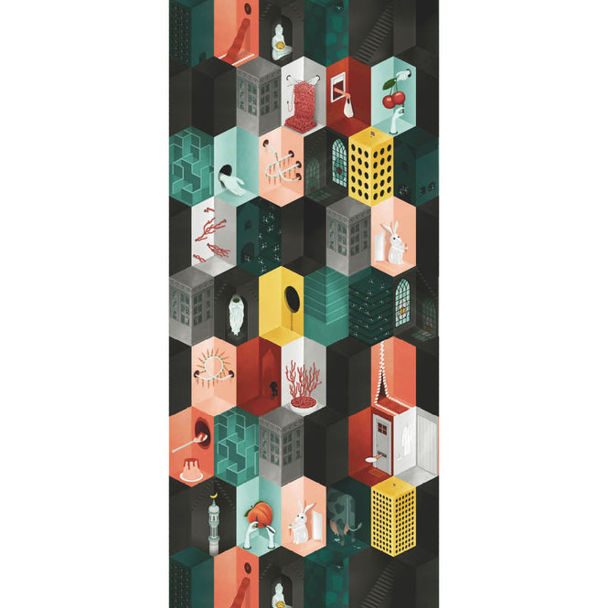 NLXL WHAT THE FOOD WALLPAPER BY SUZAN HIJINK / SUZ-03