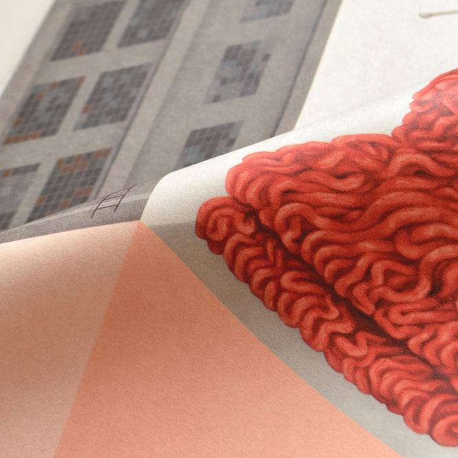 NLXL WHAT THE FOOD WALLPAPER BY SUZAN HIJINK / SUZ-03