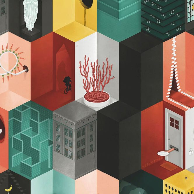 NLXL WHAT THE FOOD WALLPAPER BY SUZAN HIJINK / SUZ-03