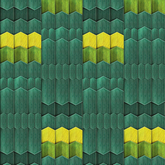 NLXL YELLOW EDGE WALLPAPER BY SUZAN HIJINK / SUZ-06