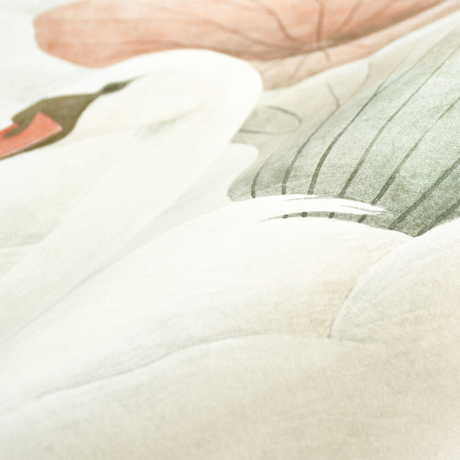 Sian Zeng / Swan Lake Mural Wallpaper / Terracotta SwanTerracotta 【3パネル1セット】