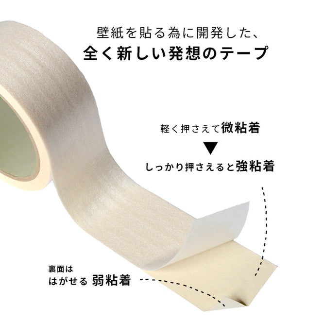 手間要らず!ひとつで二役!貼り直しOK!両面テープ