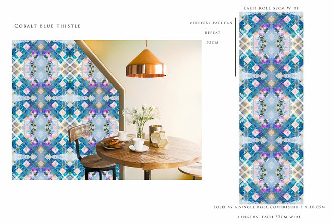 Mairi Helena / Cobalt Blue ThistleTH100/02w