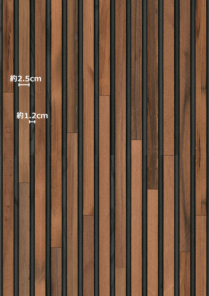 【1mサンプル】TIMBER STRIPS WALLPAPER by PIET HEIN EEK / TIM-01