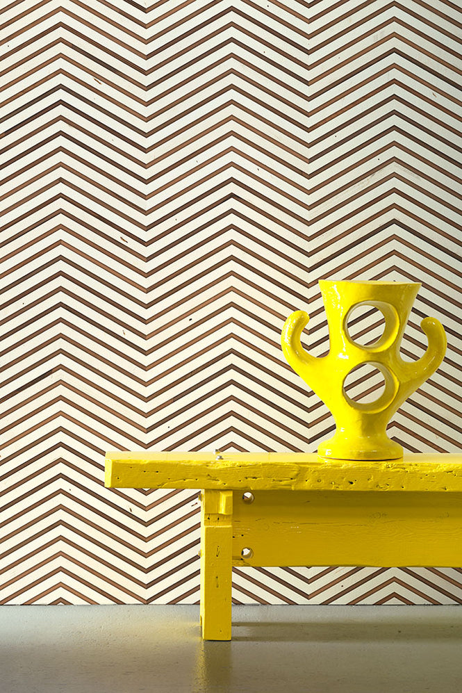 TIMBER STRIPS WALLPAPER by PIET HEIN EEK / TIM-04