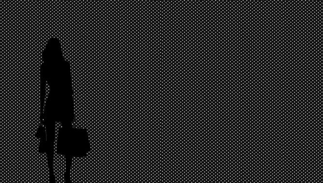 NLXL LAB / PARTICLES WALLPAPER BY TRULY TRULY / TTY-03 BLACK