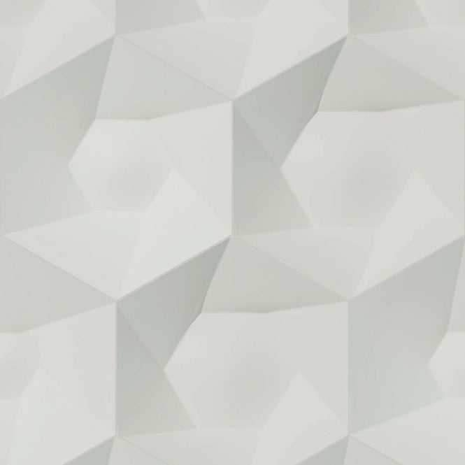 NLXL MONOCHROME WALLPAPER HEXA CERAMICS WALLPAPER BY STUDIO RODERICK VOS VOS-01