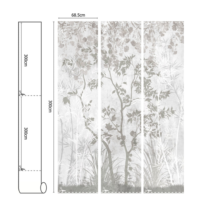 ROMO / PLUMA WALLCOVERINGS / SAYURI W446/01