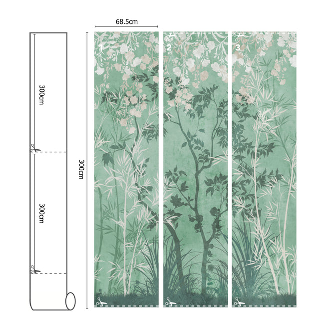 ROMO / PLUMA WALLCOVERINGS / SAYURI W446/03