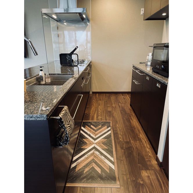 スタッフの施工写真(サイズ違いの商品です)