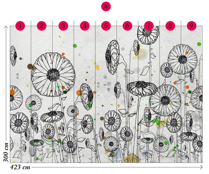 Wall&deco / Life 13 Dripping / WDDR1301