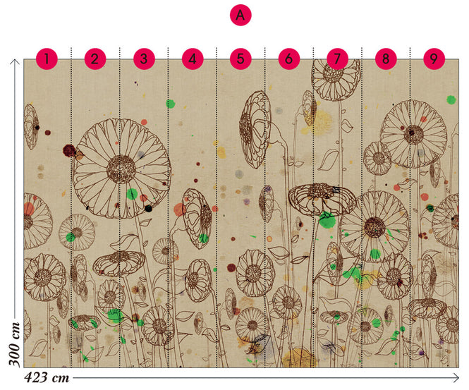 Wall&deco / Life 13 Dripping / WDDR1302