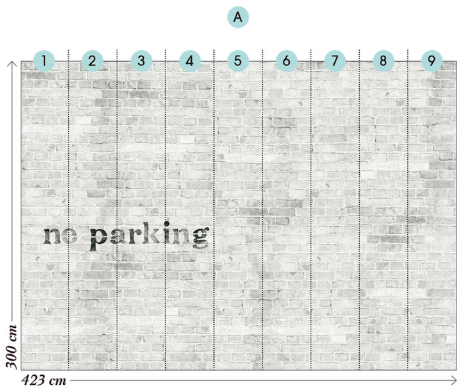 Wall&deco / Life 12 No parking / WDNO1201
