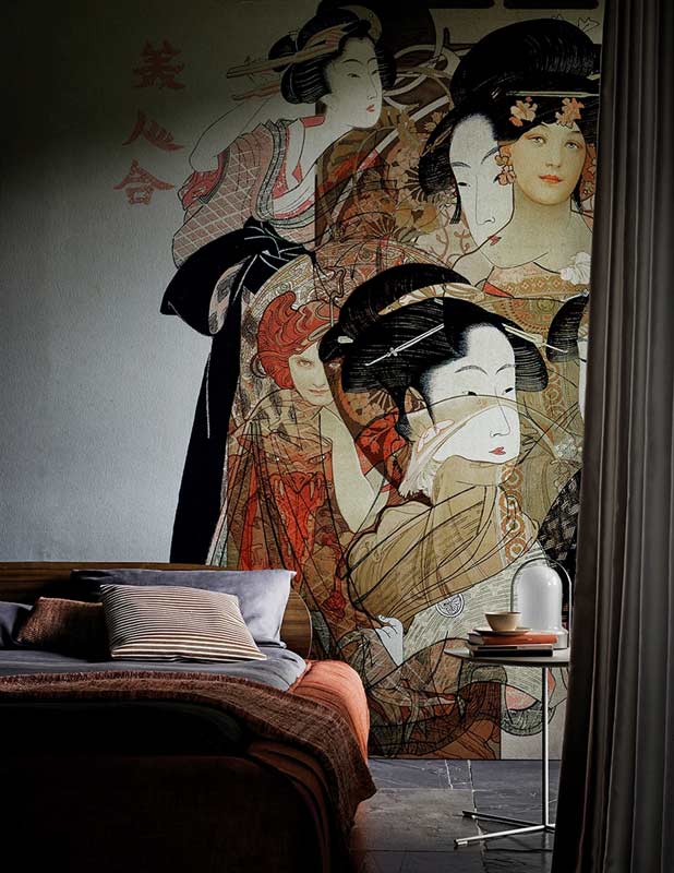 Wall&deco / Contemporary Wallpaper 2016 CTRLZAK NOUVEAU GEISHA WDNO1601