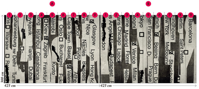 Wall&deco / Life 13 Round the World / WDRW1301