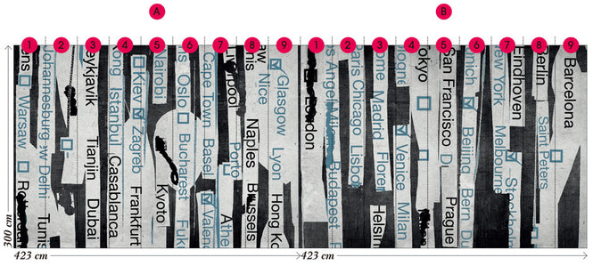 Wall&deco / Life 13 Round the World / WDRW1302