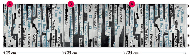 Wall&deco / Life 13 Round the World / WDRW1302