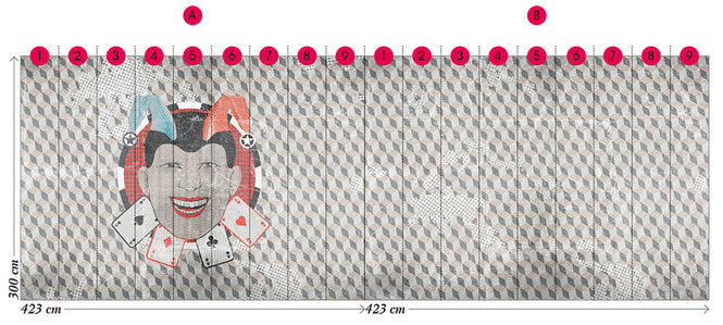 Wall&deco / Life 13 The Joker / WDTJ1301