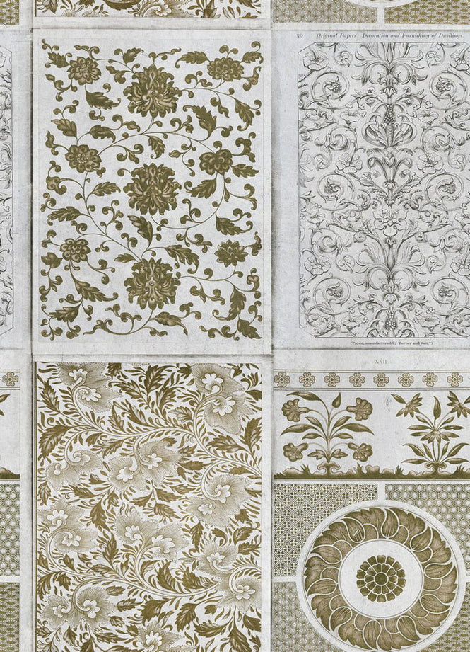 MINDTHEGAP /  CHINESE PATTERN Brown WP20052