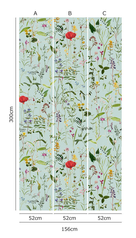 MINDTHEGAP /  AQUAFLEUR Aquamarine WP20174