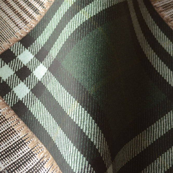 MINDTHEGAP / CHECKERED PATCHWORK British Green WP20389