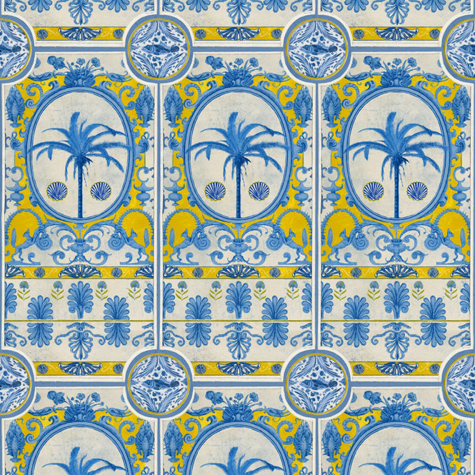 MINDTHEGAP / Sundance Villa / THE VILLA Mural Yellow WP20575