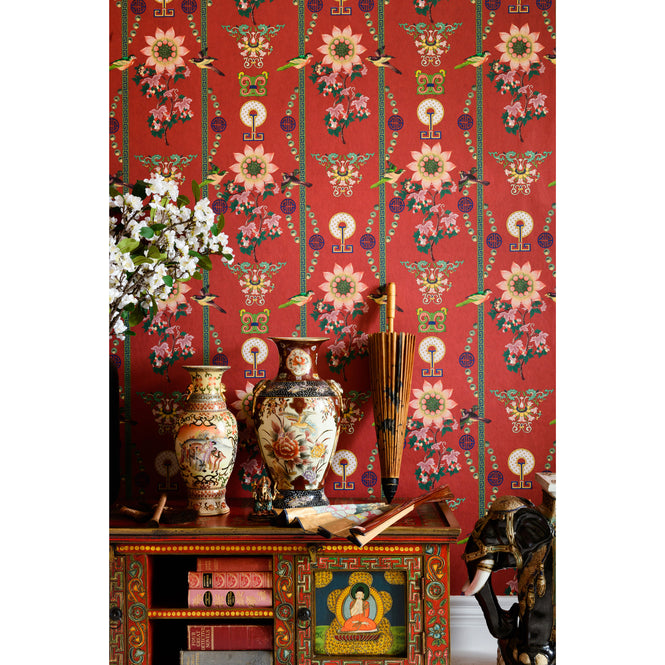MINDTHEGAP / CHINESE GARDEN / LIN YUAN Chinese Red WP20587