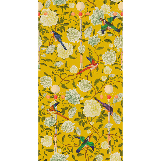 MINDTHEGAP / CHINESE GARDEN / THE GARDEN OF IMMORTALITY Mustard Yellow WP20590