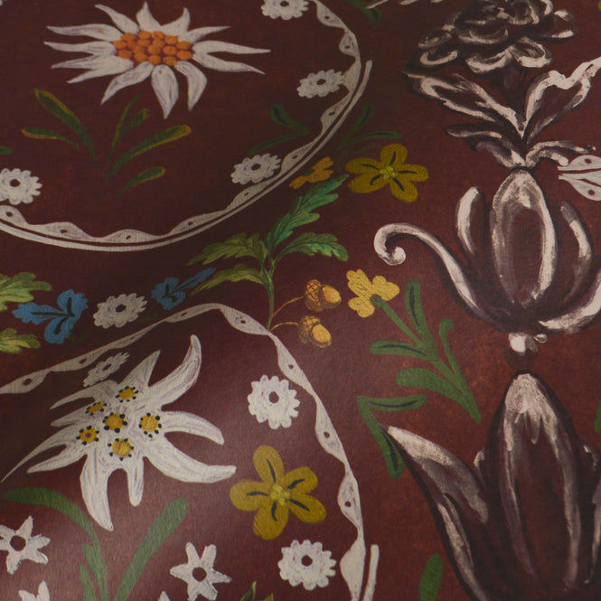 MINDTHEGAP / TYROL / EDELWEISS Burgundy WP20694