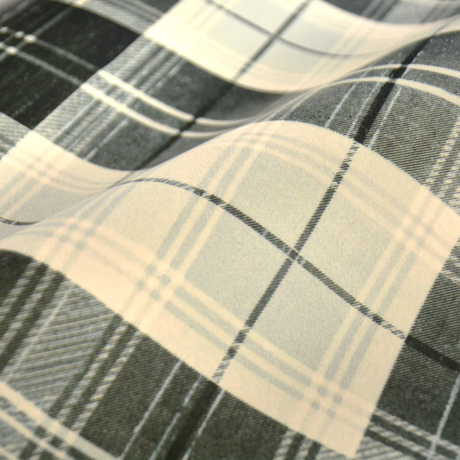 MINDTHEGAP / TRANSYLVANIAN ROOTS / COUNTRYSIDE PLAID Charcoal WP30011