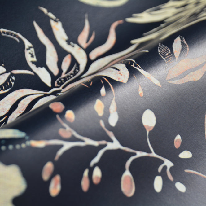 MINDTHEGAP / TRANSYLVANIAN ROOTS / FOLK EMBROIDERY Indigo WP30016