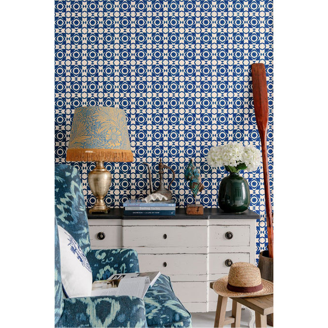 MINDTHEGAP / Sundance Villa / AEGEAN TILES Indigo WP30051