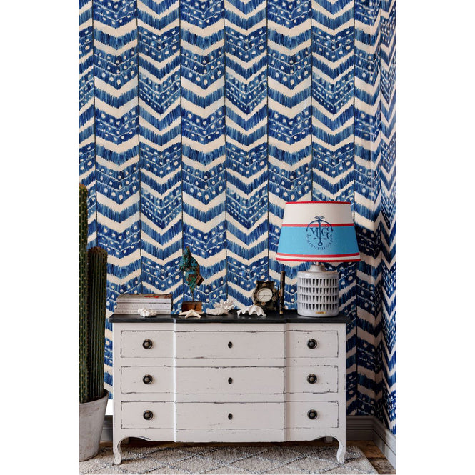 MINDTHEGAP / Sundance Villa / TURKISH IKAT Indigo WP30059