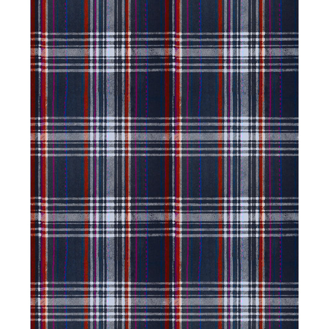 MINDTHEGAP / Sundance Villa / SEAPORT PLAID Navy Blue WP30067