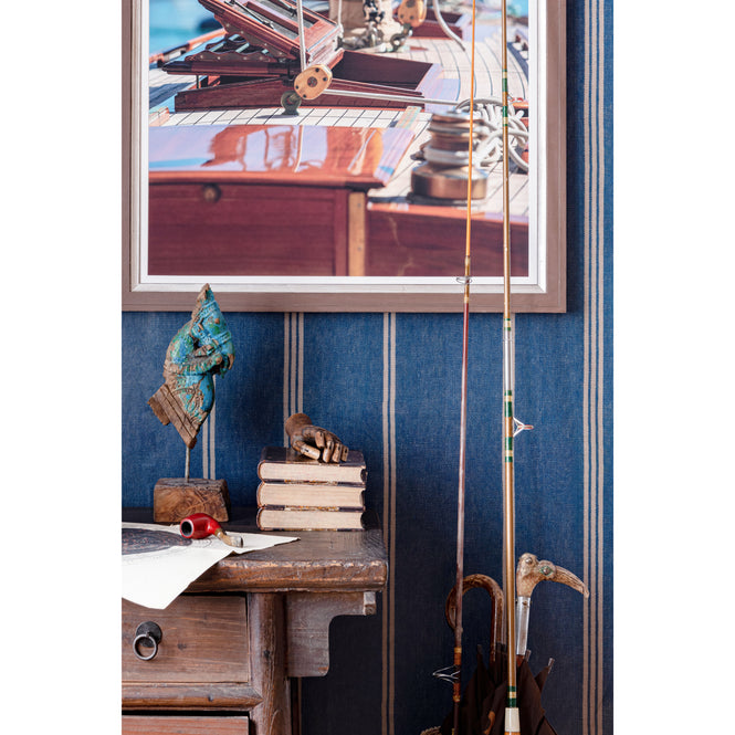 MINDTHEGAP / Sundance Villa / KATALIN STRIPE Seaport Blue WP30070