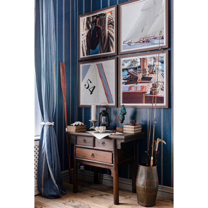 MINDTHEGAP / Sundance Villa / KATALIN STRIPE Seaport Blue WP30070