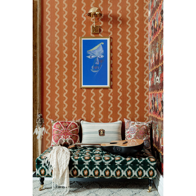 MINDTHEGAP / WOODSTOCK / VINTAGE IKAT Apricot WP30101