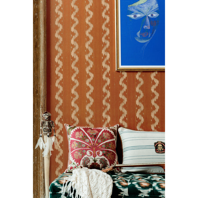 MINDTHEGAP / WOODSTOCK / VINTAGE IKAT Apricot WP30101