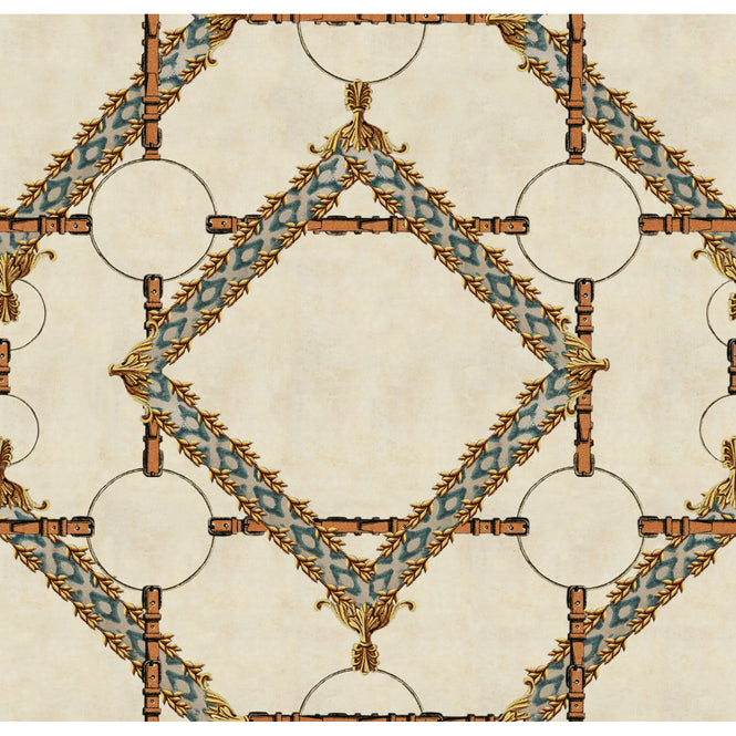 MINDTHEGAP / The Derby / DECORATIVE HARNESS Taupe WP30105