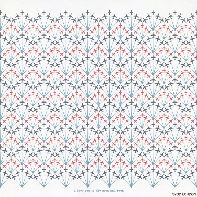 はがせる 壁紙 【Hattan Pattern】YSD LONDON / JET HYSD-05(6枚セット)