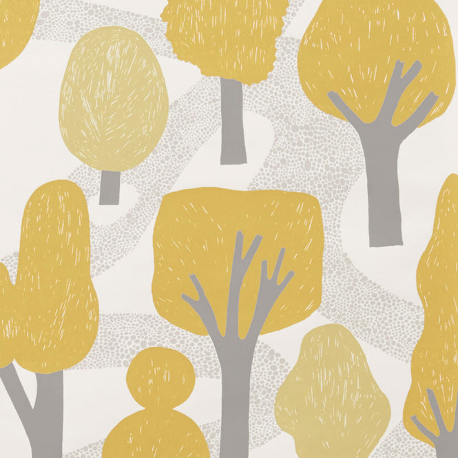 Makelike /  Zig Zag Wallpaper Ocher